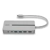 Lindy DST-Mx Duo USB-C mini dokovacia stanica pre laptop/MacBook s duálnym displejom (4K) a 100 W pass-through nabíjaním