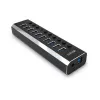 Lindy 10 port USB 3.0 hub s vypínačmi