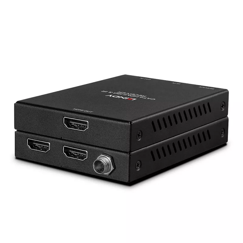 Lindy 50m Cat.6 HDMI 4K60 a IR extender s PoC a Loop Out