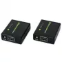 AV vysielač a prijímač TECHLY IDATA EXT-E70 — predĺženie HDMI cez kábel Cat6/6a/7, Full HD 1920x1080, 60 m, 10,2 Gbit/s, HDCP, čierny