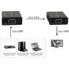 AV vysielač a prijímač TECHLY IDATA EXT-E70 — predĺženie HDMI cez kábel Cat6/6a/7, Full HD 1920x1080, 60 m, 10,2 Gbit/s, HDCP, čierny