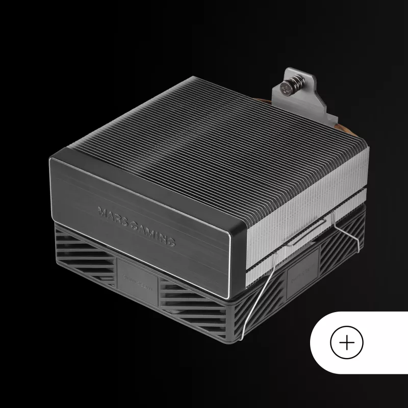 Mars Gaming MCPU-X4 procesorový vzduchový chladič 12 cm čierny 1 ks