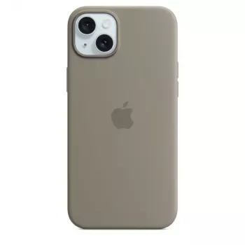 Apple silikónové puzdro s MagSafe iPhone 15 Plus hlinená farba
