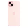 Apple Silicone Case s MagSafe iPhone 15 Plus svetloružová