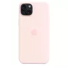 Apple Silicone Case s MagSafe iPhone 15 Plus svetloružová