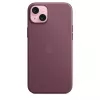 Apple FineWoven puzdro s MagSafe iPhone 15 Plus Mulberry