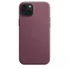 Apple FineWoven puzdro s MagSafe iPhone 15 Plus Mulberry