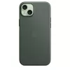 Apple FineWoven puzdro s MagSafe iPhone 15 Plus Evergreen