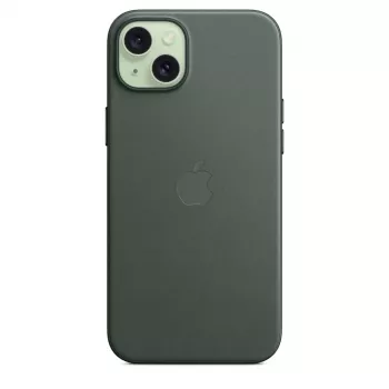 Apple FineWoven puzdro s MagSafe iPhone 15 Plus Evergreen