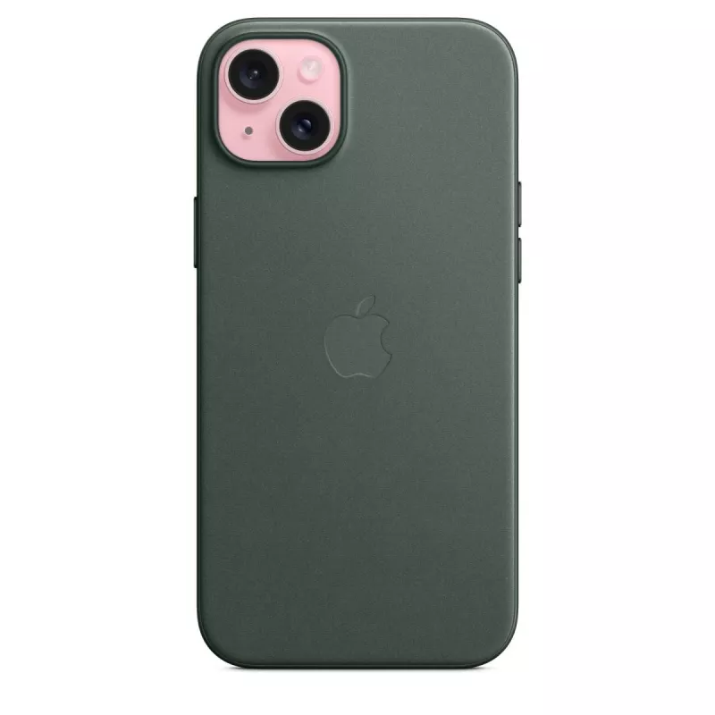 Apple FineWoven puzdro s MagSafe iPhone 15 Plus Evergreen