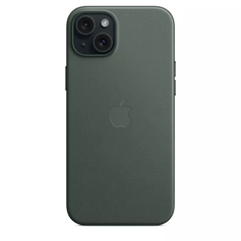 Apple FineWoven puzdro s MagSafe iPhone 15 Plus Evergreen