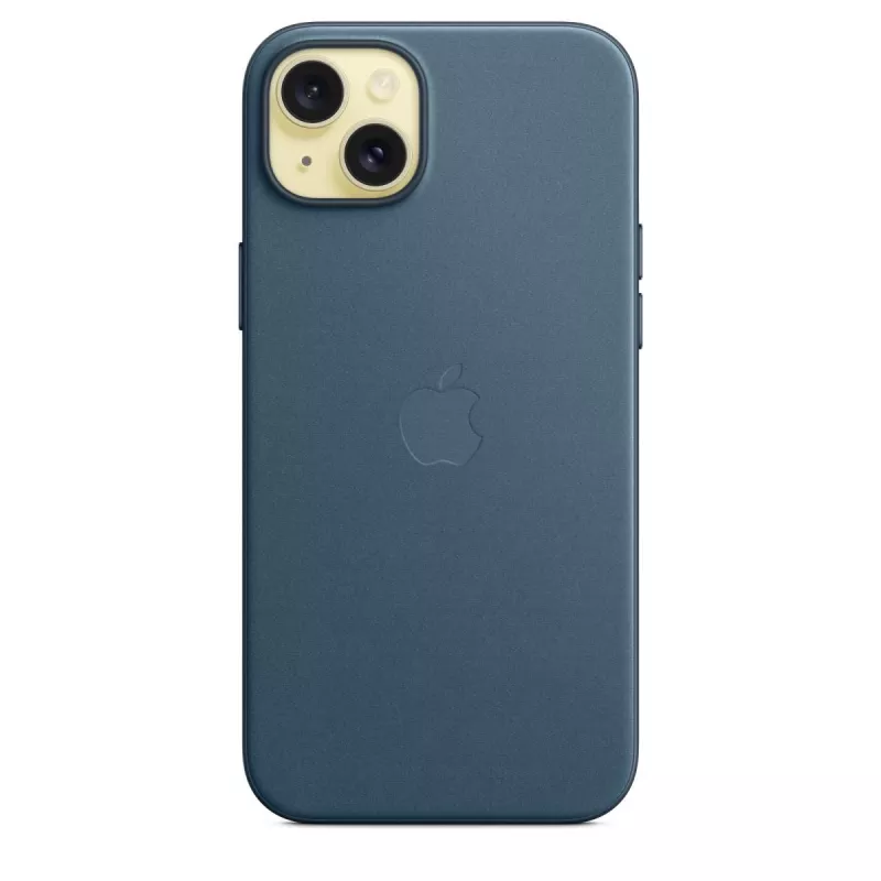 Apple FineWoven puzdro s MagSafe iPhone 15 Plus Pacific Blue