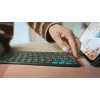 LOGITECH Flip Folio Graphite – iPad Pro 11 inch (M4) iPad Air 11 inch (M2 & M3) iPad Air (5. generácia) – Qwerty UK