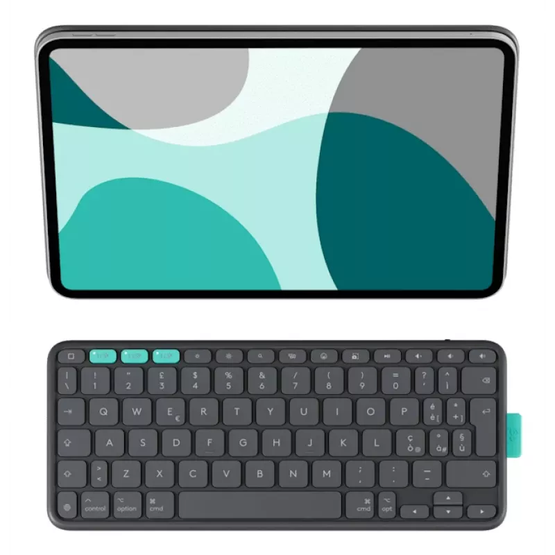 LOGITECH Flip Folio Graphite – iPad Pro 11 inch (M4) iPad Air 11 inch (M2 & M3) iPad Air (5. generácia) – Qwerty UK