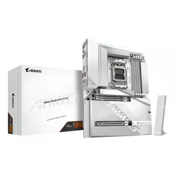 GIGABYTE B850 AORUS STEALTH ICE ATX základná doska pre AMD Socket AM5 — B850, 14+2+2 VRM, DDR5 do 8200 MHz (OC), 2×PCIe5, 2×PCIe4 M.2, Wi‑Fi 7, 5GbE