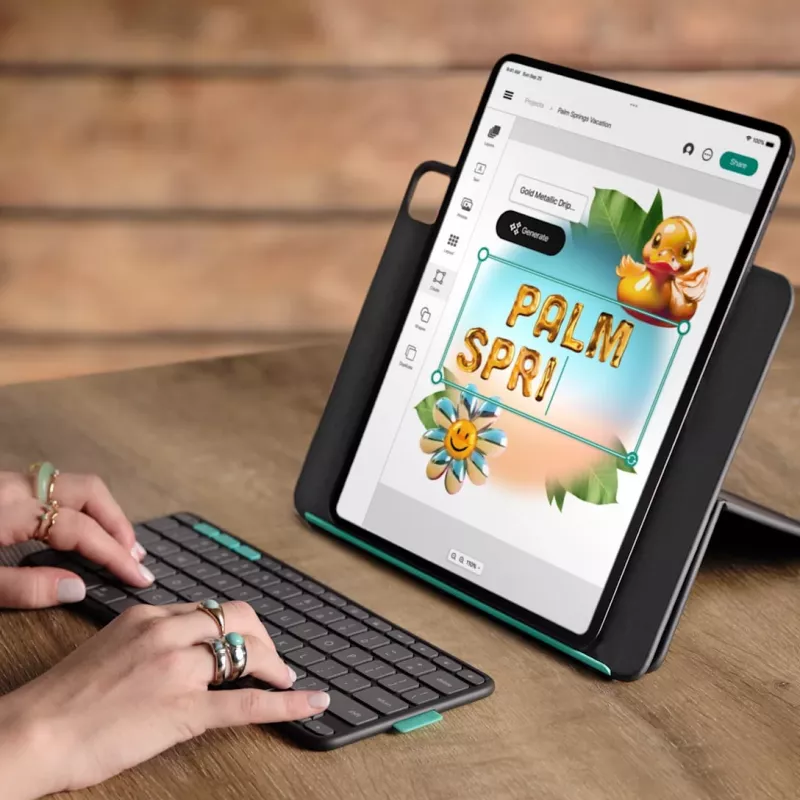 LOGITECH Flip Folio Graphite – iPad Pro 13