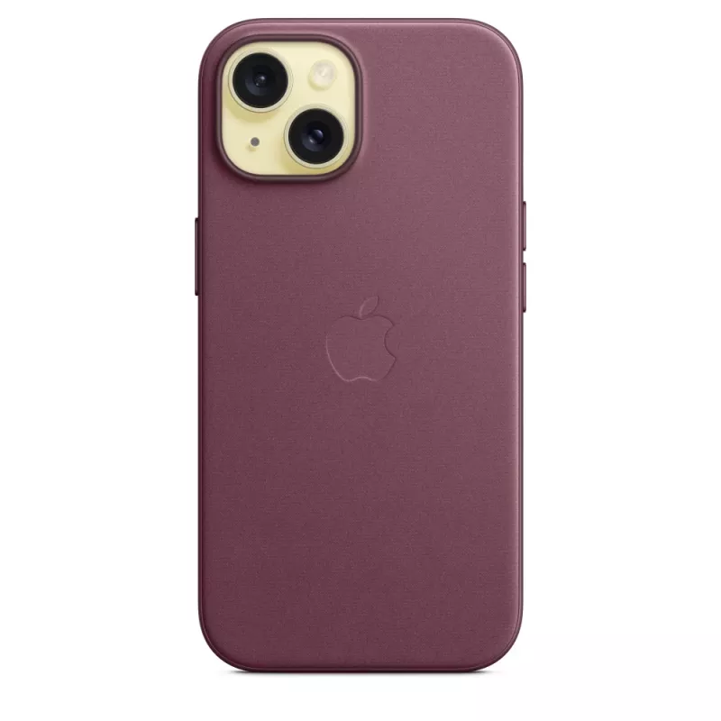 Apple FineWoven puzdro s MagSafe iPhone 15 Mulberry