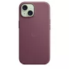 Apple FineWoven puzdro s MagSafe iPhone 15 Mulberry