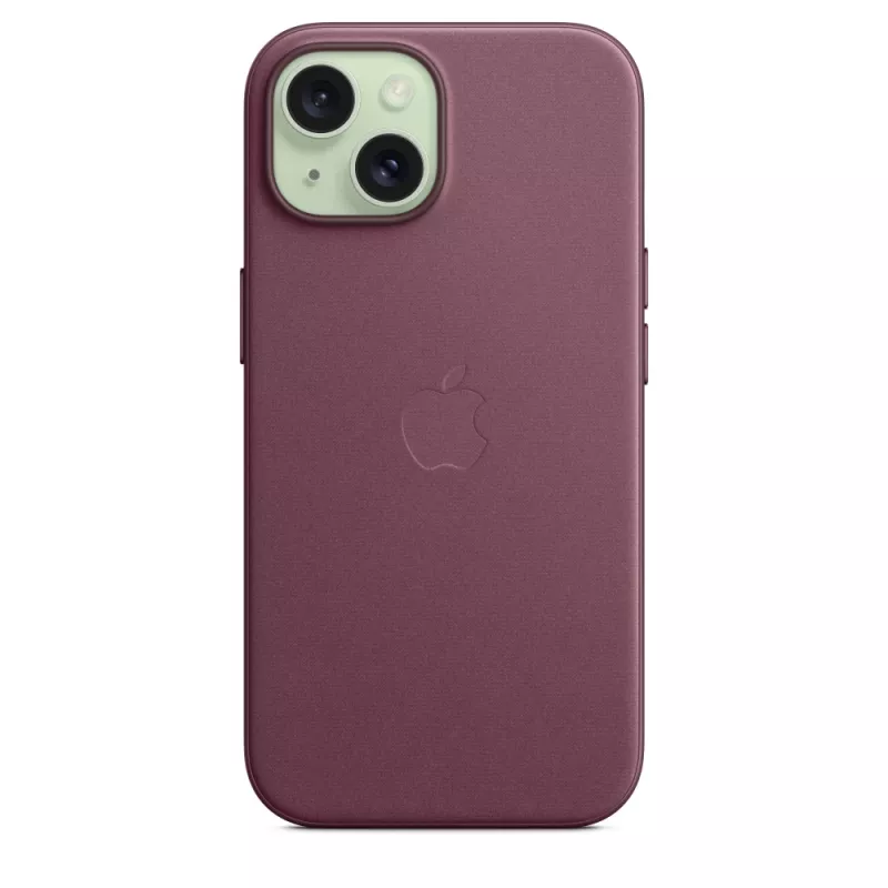 Apple FineWoven puzdro s MagSafe iPhone 15 Mulberry