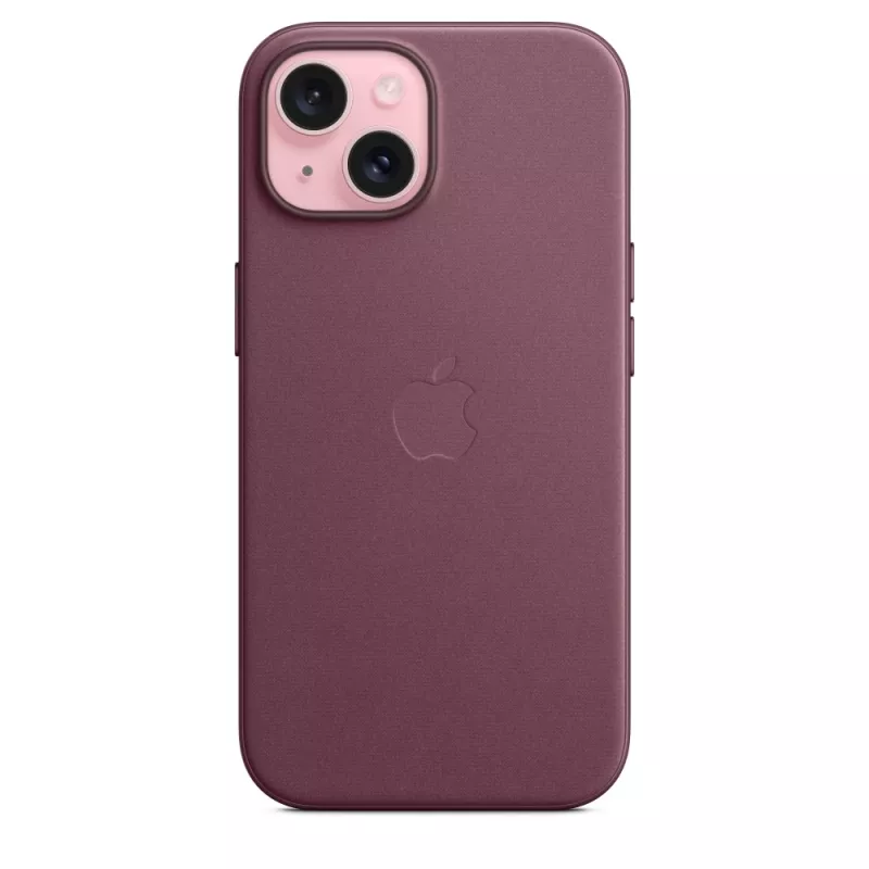 Apple FineWoven puzdro s MagSafe iPhone 15 Mulberry