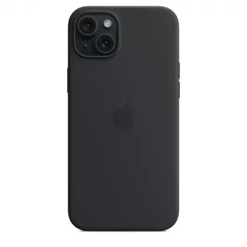 Apple Silicone Case s MagSafe iPhone 15 Plus čierne