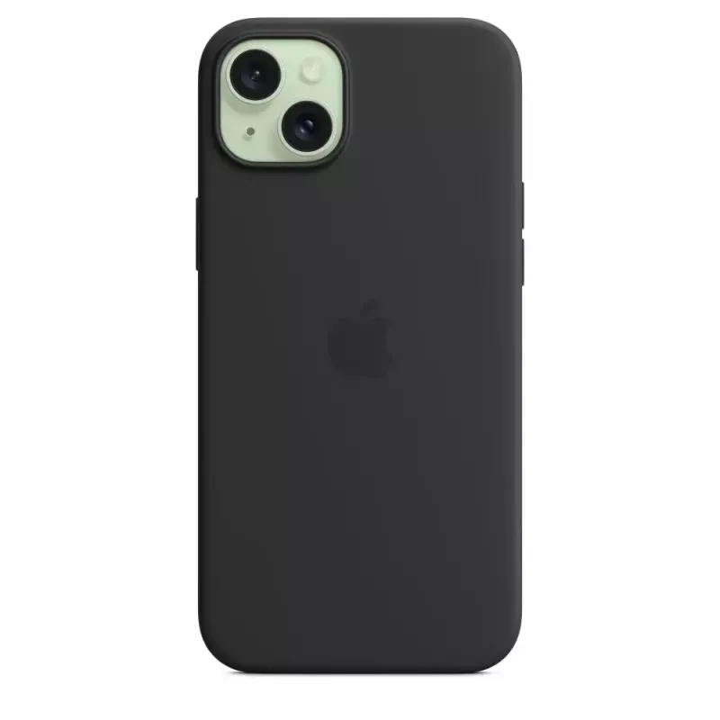 Apple Silicone Case s MagSafe iPhone 15 Plus čierne