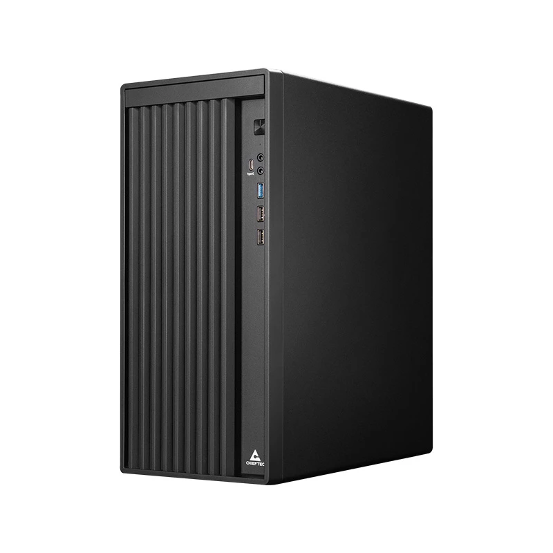 Chieftec BS-20B-OP počítačová skriňa Mini Tower, microATX/Mini-ITX, bez zdroja, 2x 3,5″, 2x 2,5″, 1x 5,25″ pozícia, grafická karta max. 270 mm, USB-C, 90 mm ventilátor, čierna