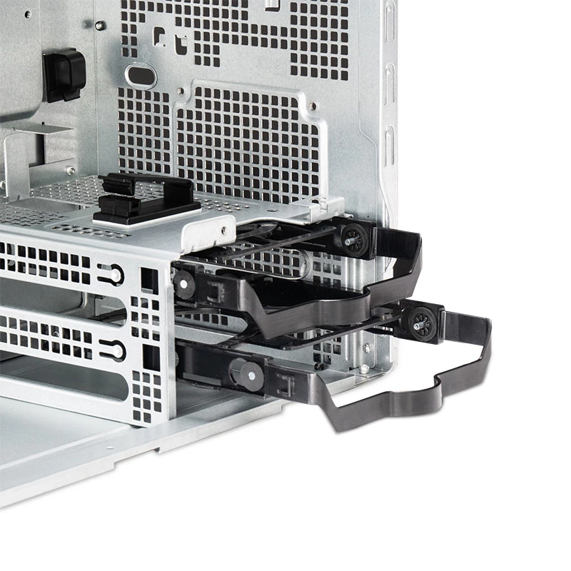 Chieftec BS-20B-OP počítačová skriňa Mini Tower, microATX/Mini-ITX, bez zdroja, 2x 3,5″, 2x 2,5″, 1x 5,25″ pozícia, grafická karta max. 270 mm, USB-C, 90 mm ventilátor, čierna