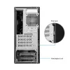 Chieftec BS-20B-OP počítačová skriňa Mini Tower, microATX/Mini-ITX, bez zdroja, 2x 3,5″, 2x 2,5″, 1x 5,25″ pozícia, grafická karta max. 270 mm, USB-C, 90 mm ventilátor, čierna