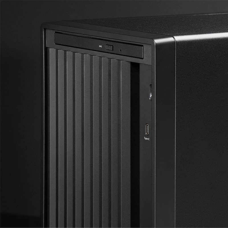 Chieftec BS-20B-OP počítačová skriňa Mini Tower, microATX/Mini-ITX, bez zdroja, 2x 3,5″, 2x 2,5″, 1x 5,25″ pozícia, grafická karta max. 270 mm, USB-C, 90 mm ventilátor, čierna
