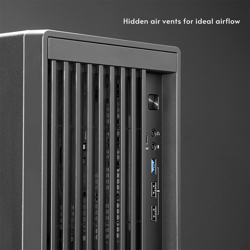 Chieftec BS-20B-OP počítačová skriňa Mini Tower, microATX/Mini-ITX, bez zdroja, 2x 3,5″, 2x 2,5″, 1x 5,25″ pozícia, grafická karta max. 270 mm, USB-C, 90 mm ventilátor, čierna