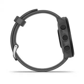 Smartwatch GARMIN Forerunner 55, okrúhle puzdro 42 mm, sivá, silikónový remienok, GPS/GLONASS/Galileo, vodotesnosť 5 ATM