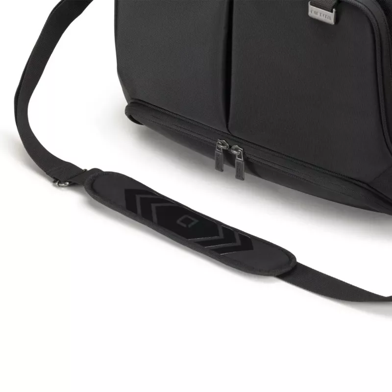 DICOTA Top Traveller Pro - taška na notebook 12-14,1 palca - čierna / 1680d RPET polyester