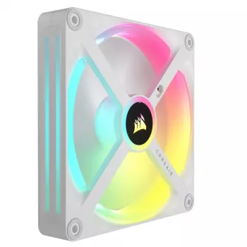 CORSAIR Qx RGB Series Icue Link Qx140 RGB biela 140 mm magnetický kuppel RGB ventilátor rozširujúca sada