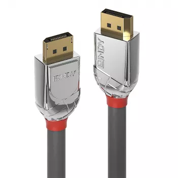Lindy 5m DisplayPort 1.2 kábel, Cromo Line, 5 m, DisplayPort, DisplayPort, konektor samec, konektor samec, 4096 x 2160 pixelov