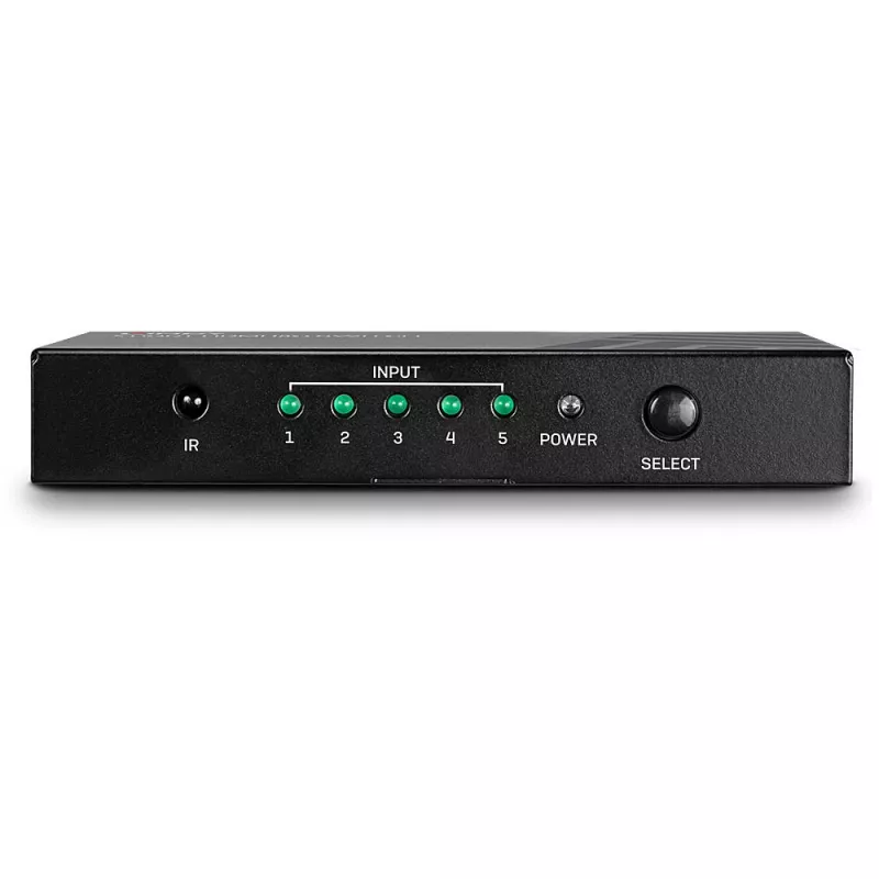 Lindy 38233 5-portový HDMI 2.0 18G prepínač, 5x HDMI, stolový