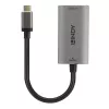Lindy USB Type C na HDMI 8K60 konvertor, 0,11 m, USB Type-C, HDMI, konektor samec, konektor samica, rovný