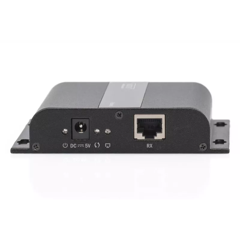 DIGITUS HDMI extender 4K cez IP, prijímacia jednotka cez sieťový kábel (CAT 5/5e/6/7), 4K2K/30Hz, čierna