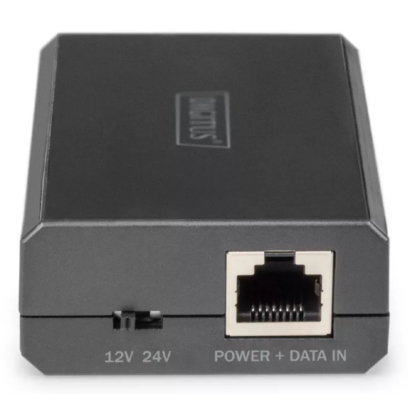 DIGITUS DN-95211 PoE splitter Gigabit Ethernet, 802.3af/at/bt, 51 W, 10/100/1000 Mb/s, čierny