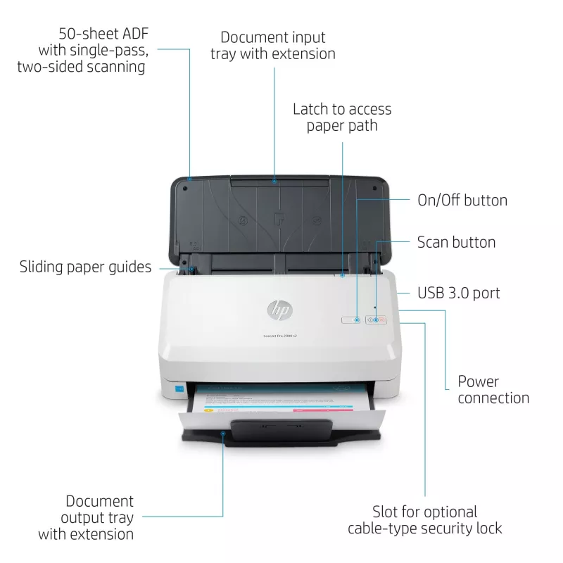 HP Scanjet Pro 2000 s2 skener s podávačom