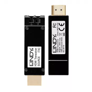 AV vysielač & prijímač Lindy 300m optický HDMI 4K30 extender
