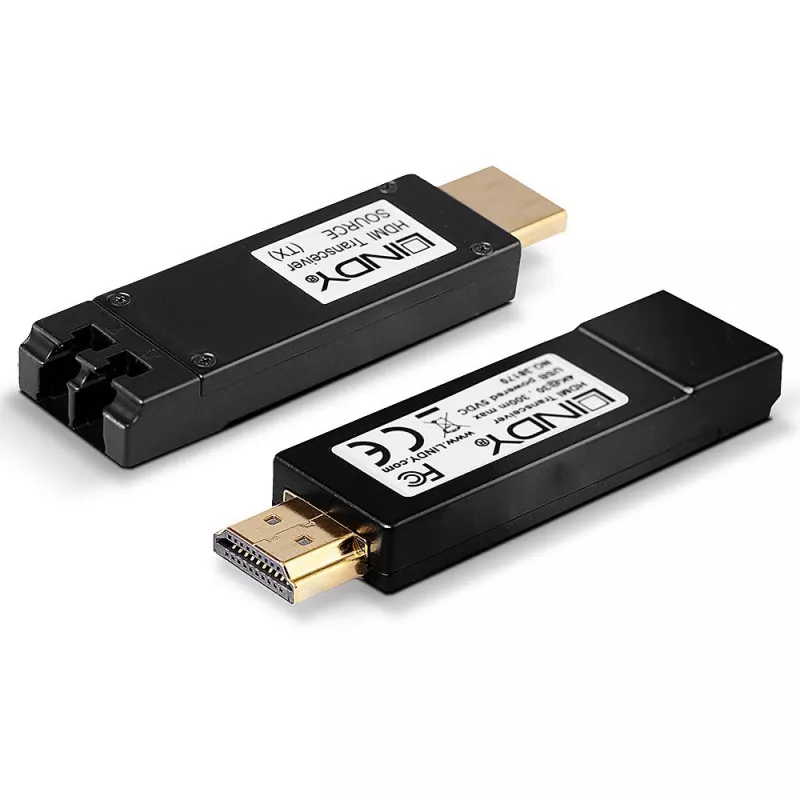 AV vysielač & prijímač Lindy 300m optický HDMI 4K30 extender