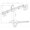 iiyama DS1002D-B1 držiak monitora / stojan 76,2 cm (30 inch) stôl čierny