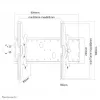 Neomounts PLASMA-W200 sklopný nástenný držiak TV, 37-85 palcov (94-216 cm), max. 100 kg, VESA 200x200-865x480 mm, sklon 30°, oceľ, strieborný