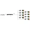 Techly HDMI 1x8 extender splitter cez CAT6/6a/7 50 m s IR spätným kanálom IDATA EX-HL81TY
