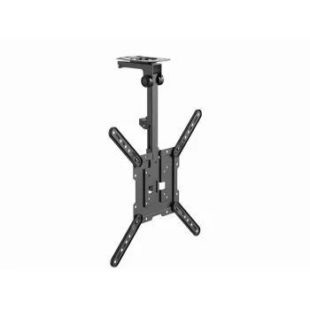 Stropný držiak na TV GEMBIRD CM-55ST-01 – plne pohyblivý stropný držiak pre 23–55 palcov (75x75–400x400 VESA), max. 20 kg, čierny