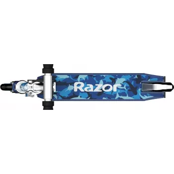 Kolobežka Razor Model A Shark Camo — skladacia ľahká detská/teenagerská kolobežka, 2 kolieska, nastaviteľná riadidlá, max. zaťaženie 65 kg