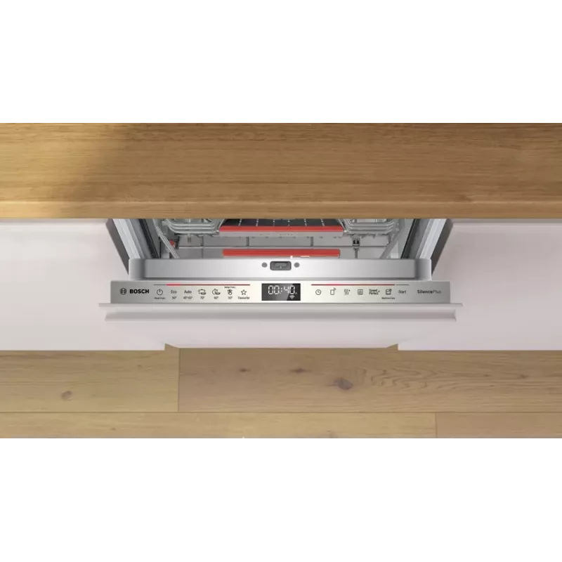 Vstavaná umývačka riadu Bosch Serie 6 SPV6EMX09E, Slimline 45 cm, 10 súprav riadu, 6 programov, 44 dB, energetická trieda B