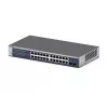 NETGEAR GS724Tv6 Managed L2+/L3 Gigabit Ethernet (10/100/1000) 1U modrá, sivá