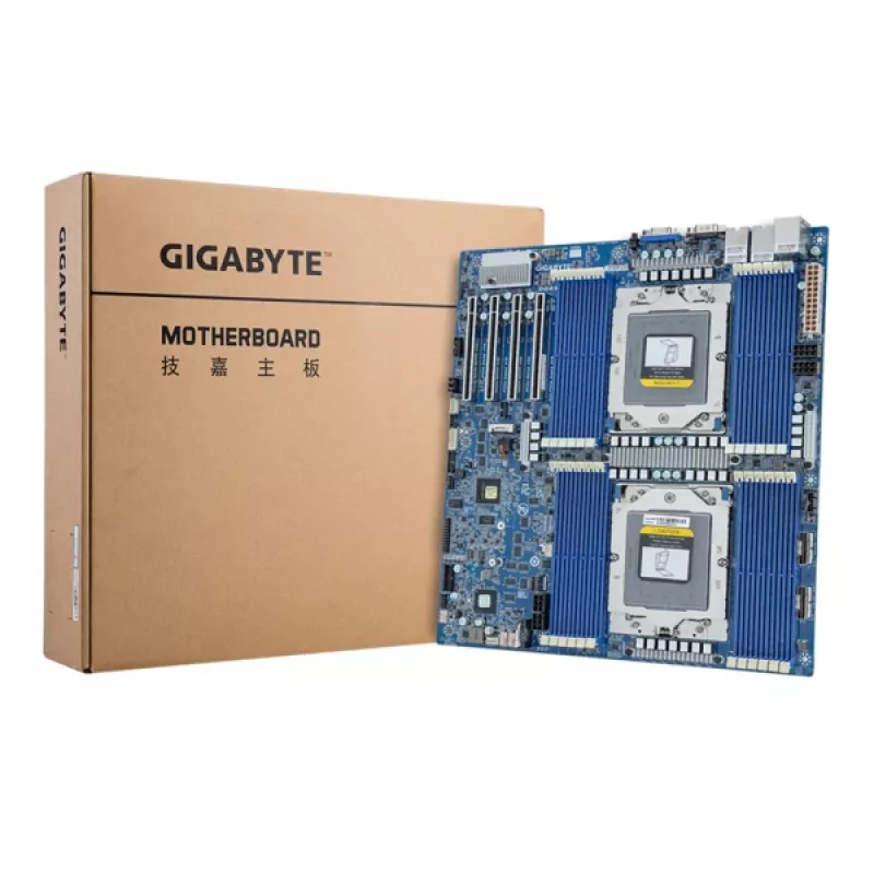 Základná doska GIGABYTE MZ73-LM1 Extended ATX Socket SP5 pre AMD EPYC 9004, 24× DDR5 DIMM, 4× PCIe x16 Gen4, 2× RJ-45